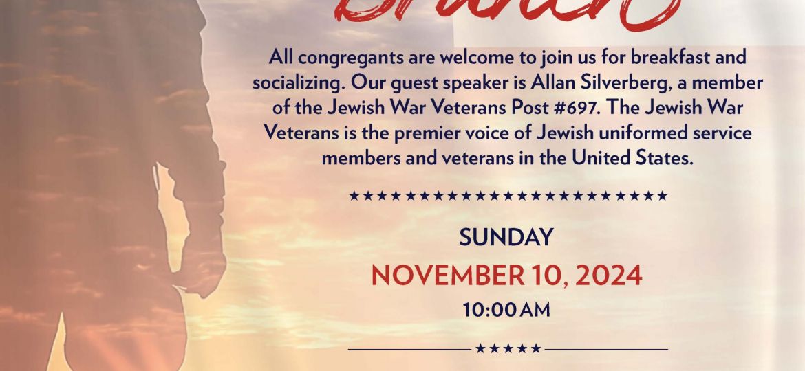 Men's Club Veterans Day Brunch 10.1.2024